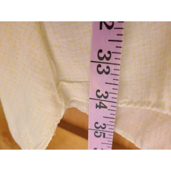 Free People Pastel Yellow Tunic Top Swim Cover Up Sz 10 MEDIUM Boho Festival M - Picture 7 of 7